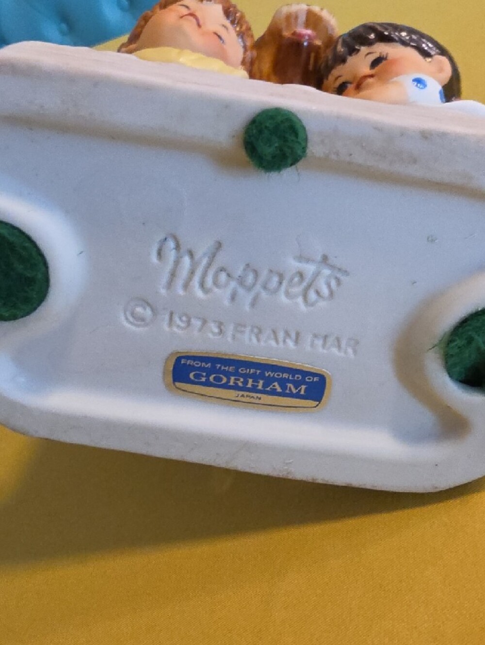 Vintage Gorham ▪︎ Made in Japan - 1973 ▪︎ "Moppets" Porcelain Figurine ▪︎ Cute!